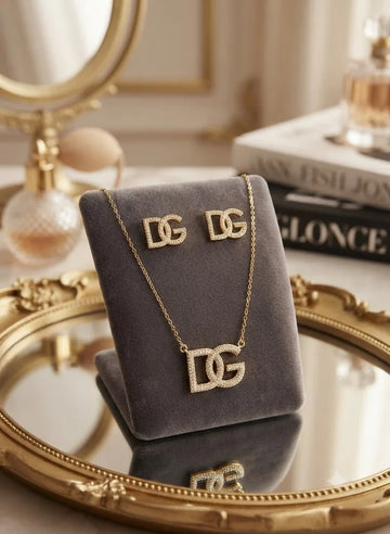 طقم مجوهرات ذهب DG